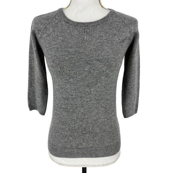 PURE Collection Cashmere Pullover 3/4 Sleeve Sweater - Picture 5 of 11